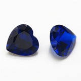 Heart Shape Synthetic Spinel Gems For Jewelry