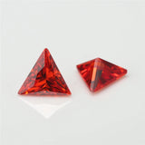 Triangle Cut 5A CZ Stone Synthetic Gems 3x3mm~10x10mm For Jewelry