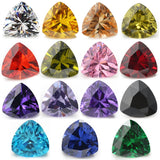 Trillion Cut 5A CZ Stone Synthetic Gems Cubic Zirconia For Jewelry
