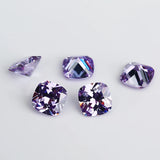 Cushion Cut CZ Stone Pink Violet Garnet Red 5A Loose Cubic Zirconia