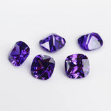 Cushion Cut CZ Stone Pink Violet Garnet Red 5A Loose Cubic Zirconia