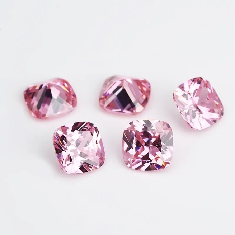 3x3-12x12mm Cushion Cut CZ Loose Stones for Jewelry