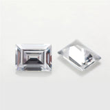 3x5-7x9mm Rectangle Baguette Cut CZ Stone Synthetic Gems for Jewelry