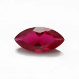 3x6mm~8x16mm Marquise Cut 8# 5# Red Stone Synthetic Corundum Gems Stones