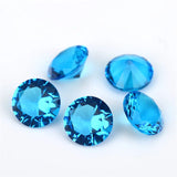 Round Cut Synthetic Gems Rose Red Sea Green Garnet