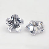 Flower Shape 5A CZ Stone 4-10mm Synthetic Gems Cubic Zirconia