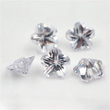 Flower Shape 5A CZ Stone 4-10mm Synthetic Gems Cubic Zirconia