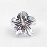 Flower Shape 5A CZ Stone 4-10mm Synthetic Gems Cubic Zirconia