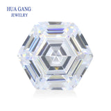5A CZ Hexagon Cut Synthetic Gems for Jewelry