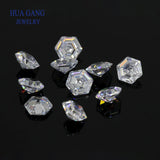 5A CZ Hexagon Cut Synthetic Gems for Jewelry