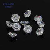 5A CZ Hexagon Cut Synthetic Gems for Jewelry
