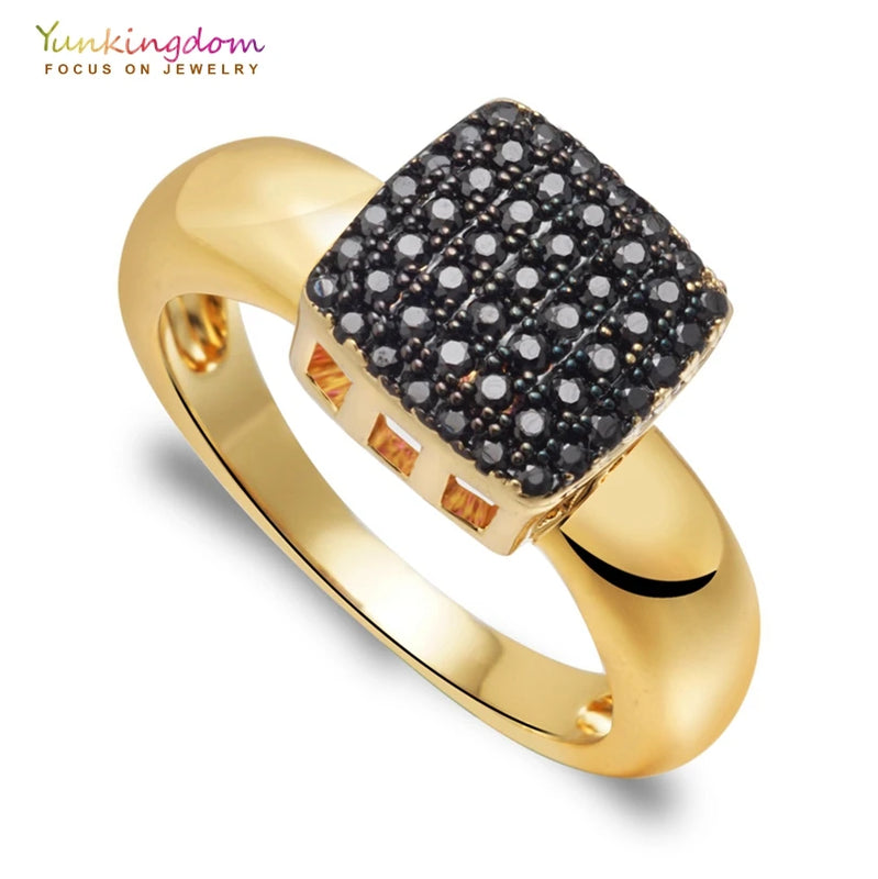 Size 6 Zirconia 18K Square Round Heart Women's Rings