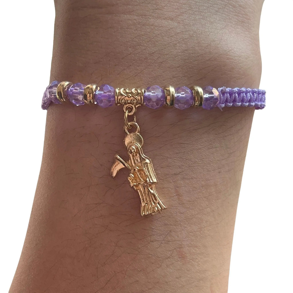 Adjustable Colorful Alloy Stone Reaper Bracelet