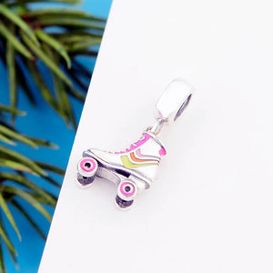 925 Sterling Silver High Heels Charm for Bracelet Necklace