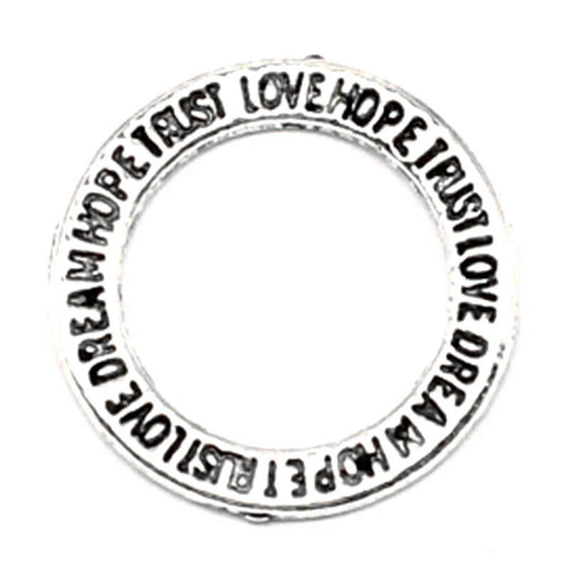 Skeleton Circles Charm for DIY Jewelry Making 180pcs