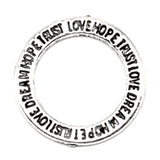 Skeleton Circles Charm for DIY Jewelry Making 180pcs