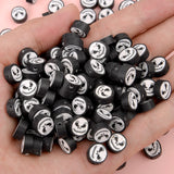 Skeleton Clay Beads Halloween DIY Jewelry Making 30-120pcs