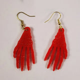 Skeleton Hand Earring Resin Mold for Jewelry Making