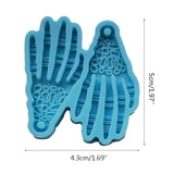 Skeleton Hand Earring Resin Mold for Jewelry Making