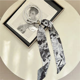 Long Skinny Scarf For Women Neck Tie Tie Scarf