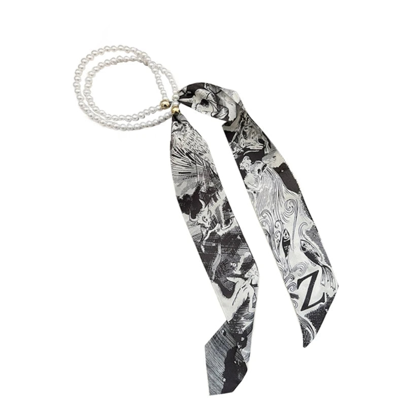 Long Skinny Scarf For Women Neck Tie Tie Scarf
