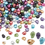 Skull Acrylic Beads Glass Beads Halloween Colored Matte Spacer