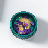 Skull Ashtray Crystal Epoxy Resin Mold Round Storage Box Silicone Mould