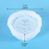 Skull Ashtray Resin Mold DIY Crafts Jewelry Soap Plaster Casting