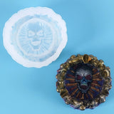 Skull Ashtray Resin Mold DIY Crafts Jewelry Soap Plaster Casting