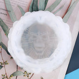Skull Ashtray Epoxy Resin Mold Cigarette Ash Holder Silicone Mould