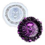 Skull Ashtray Epoxy Resin Mold Cigarette Ash Holder Silicone Mould