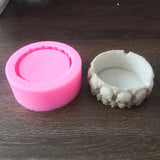 Skull Ashtray Epoxy Resin Mold Storage Box DIY Crafts Container Silicone Mould