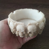 Skull Ashtray Epoxy Resin Mold Storage Box Silicone Mould DIY Crafts Decorations