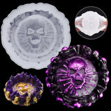 Skull Ashtray Storage Box Silicone Mold DIY Resin Mold Hand Making Crafts Mould
