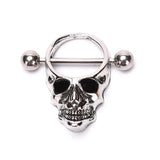 CZ Round Shape Nipple Ring Shield Stainless Steel Body Jewelry