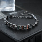 Skull Crystal Zircon Bracelet Women Skeleton Charm Jewelry Gift