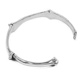 Skull Bones Biker Bangle Stainless Steel Punk Jewelry Men Boy Bracelet