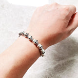 Skull Bracelet Europe Style DIY Jewelry Accessories in 925 Sterling Silver