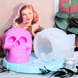 Skull Candle Mold Silicone Epoxy Resin Molds Jewelry Tools