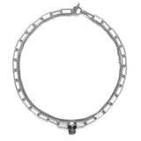 Men's Skull Chain Stainless Steel Choker Necklace LDN229