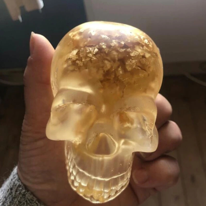 Skull Epoxy Resin Mold Halloween Candle Silicone Mould