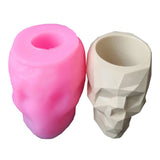 European American Skull Flower Pot Candle Mold Home Decoration