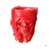 Skull Flowerpot Candle Soap Mould DIY Candle Epoxy Mold