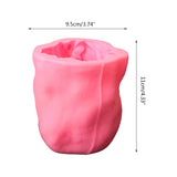 Skull Flowerpot Silicone Mold Pen Holder Resin Craft DIY Jewelry Making Tool