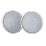 Skull Ghost Coaster UV Epoxy Resin Mold Cup Mat Silicone Mould DIY Crafts
