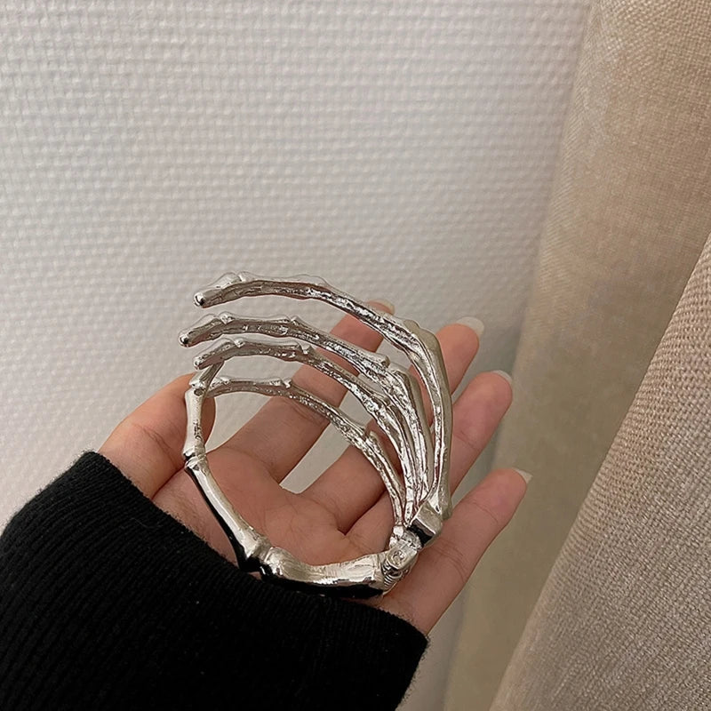 Adjustable Skeleton Arm Ring Ghost Claw Bracelet Men Women