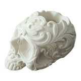 Skull Head Ashtray Epoxy Resin Mold Silicone Mould DIY Crafts