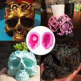 Skull Head Ashtray Silicone Mold