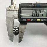 Skull Head Beads Stainless Steel European Beads DIY Male Leather Bracelet