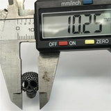 Skull Head Beads Stainless Steel European Beads DIY Male Leather Bracelet